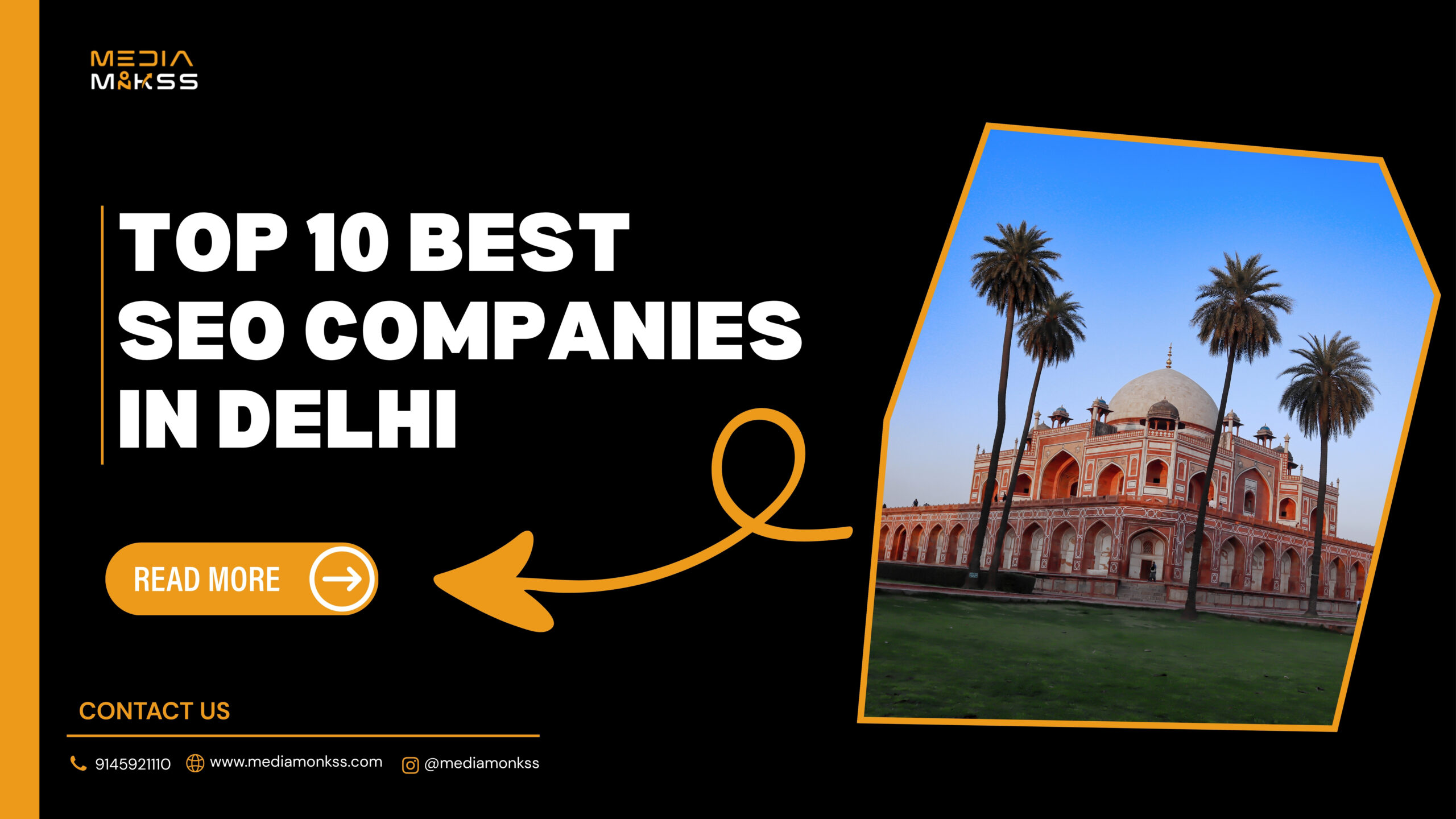 Top 10 Best SEO Companies in delhi -mediamonkss